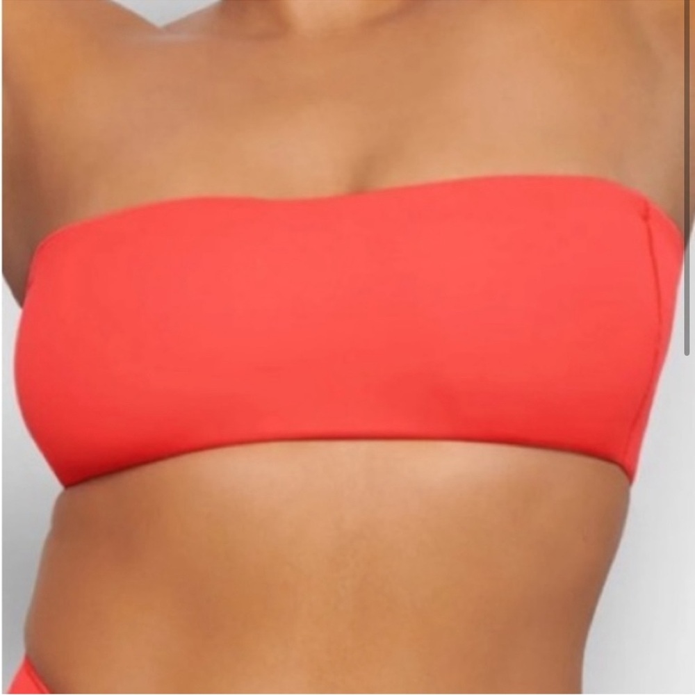 NWT Skims coral bandeau size small
